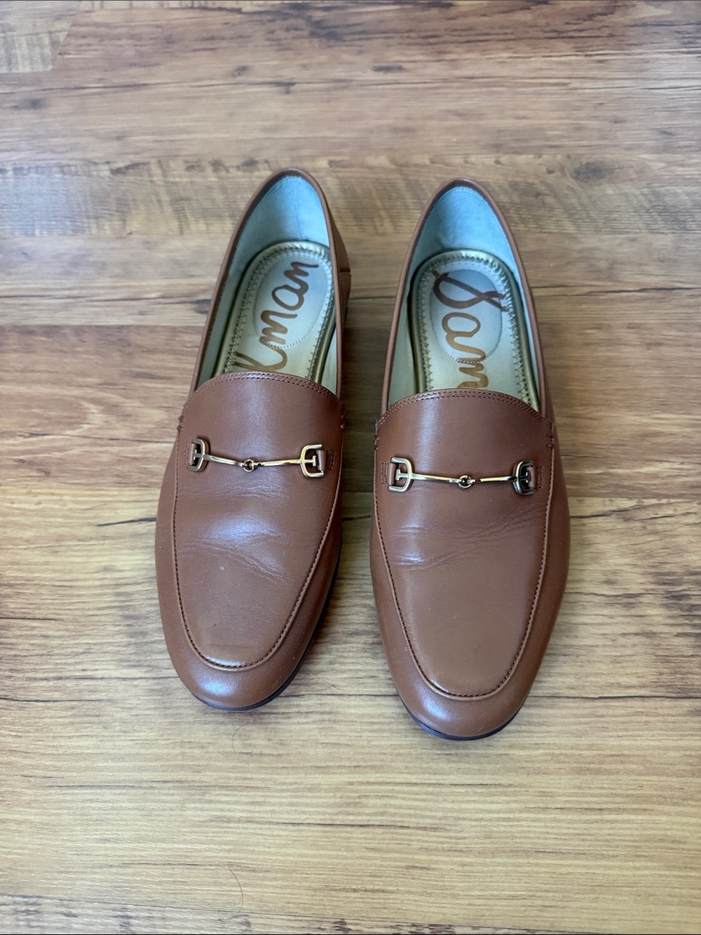 Sam Edelman Brown Leather Bit Loafers Women’s 8.5W
